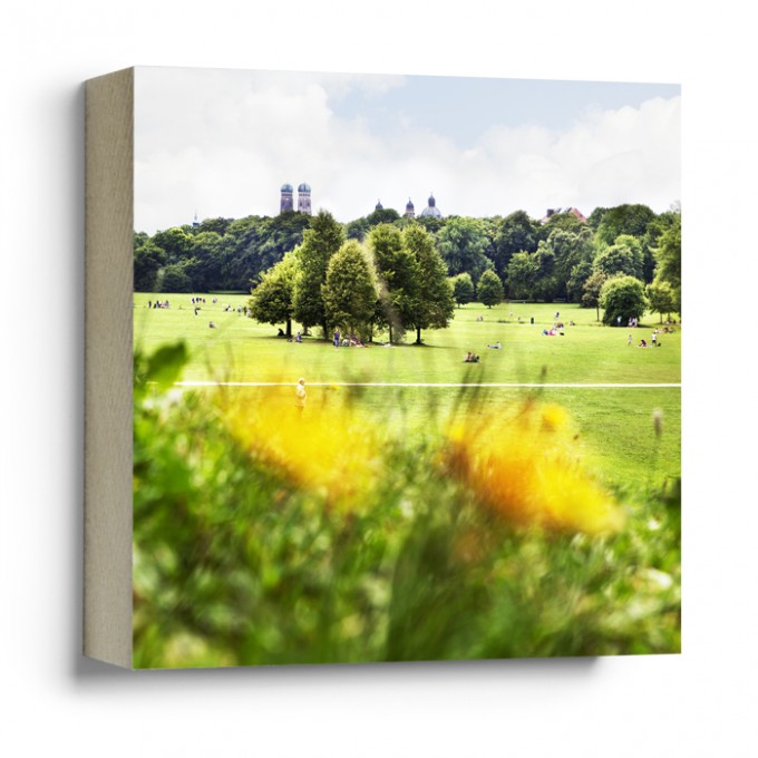 München im Quadrat - "Englischer Garten" - Fotokachel