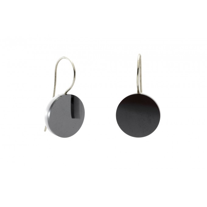 Eva Slotta Jewellery "Tint Deep" Ohrringe mit Hämatit, 925 Silber