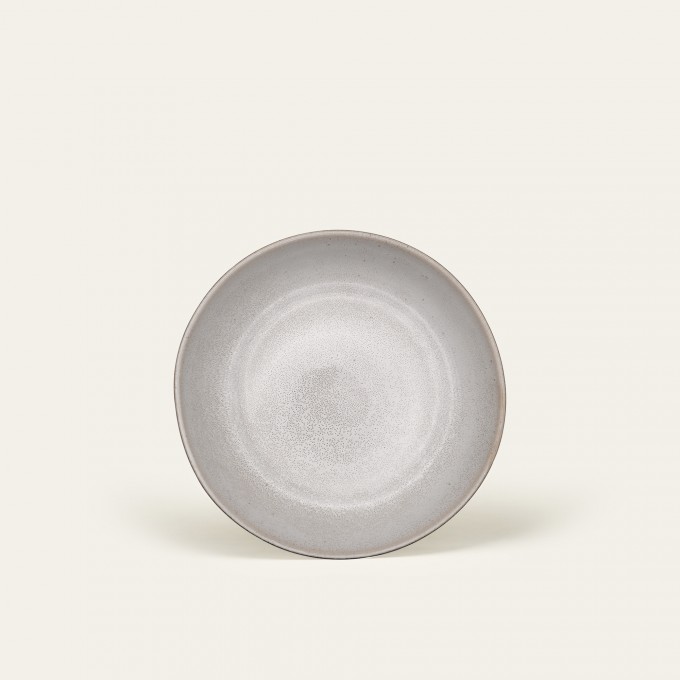 Handgemachte Steingut Schale Ddoria - Granit Grau - EDDA stoneware