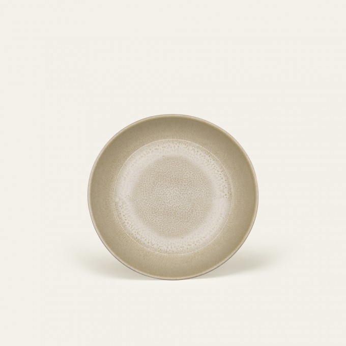 Handgemachte Steingut Schale Eelina - Cappuccino Beige - EDDA stoneware