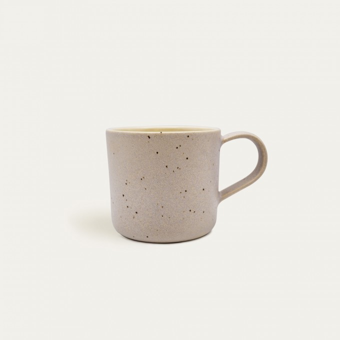 Handgemachte Steingut Tasse Eelina - Cappuccino Beige - EDDA stoneware