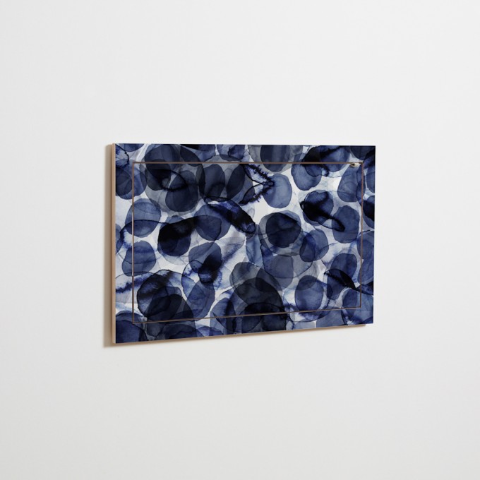 AMBIVALENZ Fläpps Sekretär/in – Bubbles Indigo by Pattern Studio
