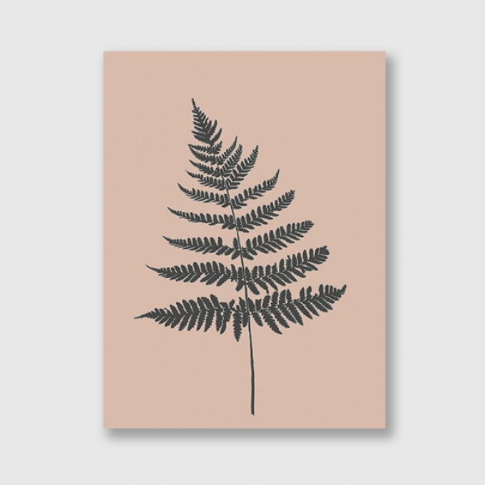 ZEITLOOPS "Farn, gezeichnet", Posterprint, 45x60 cm