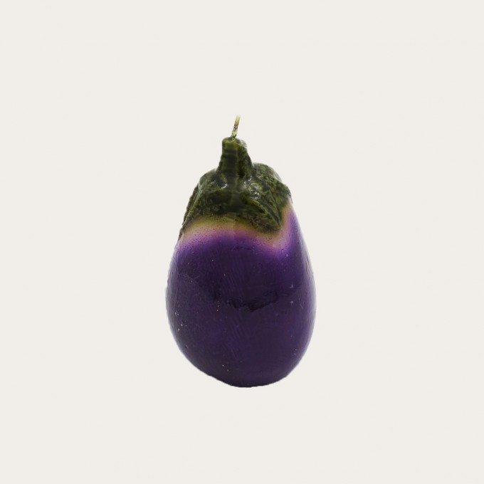 LUCE Figurkerze Aubergine