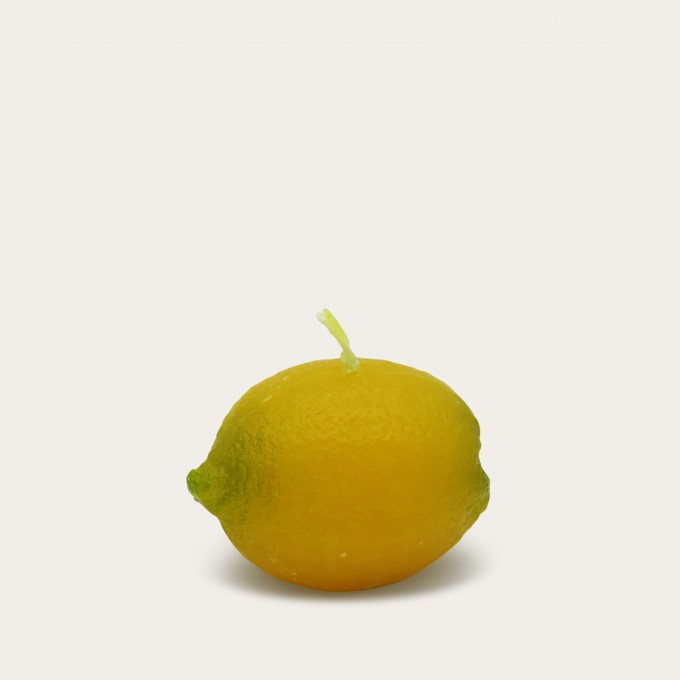 LUCE Figurkerze Zitrone