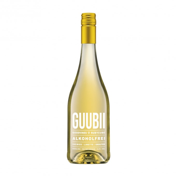 GUUBII Sekt-Aperitif alkoholfrei - Ingwer-Limette - 750ml