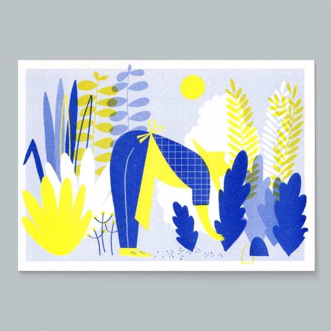 Risodruck »Gardening« (DIN A4) / fidu—fine paper goods