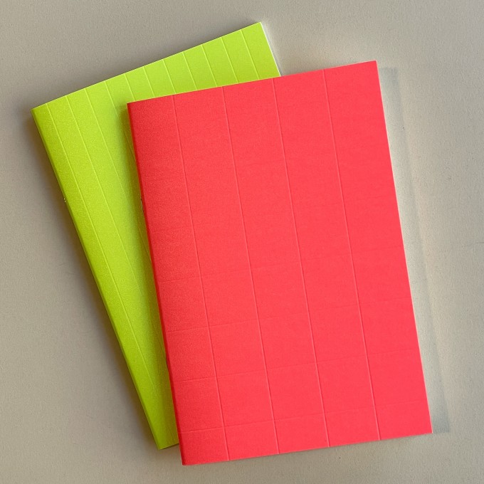 Grid Neon Notizbuch – HERR & FRAU RIO