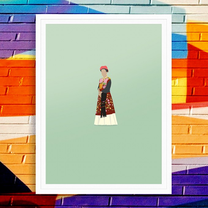 "Frida" Poster von HANDS OF GOD