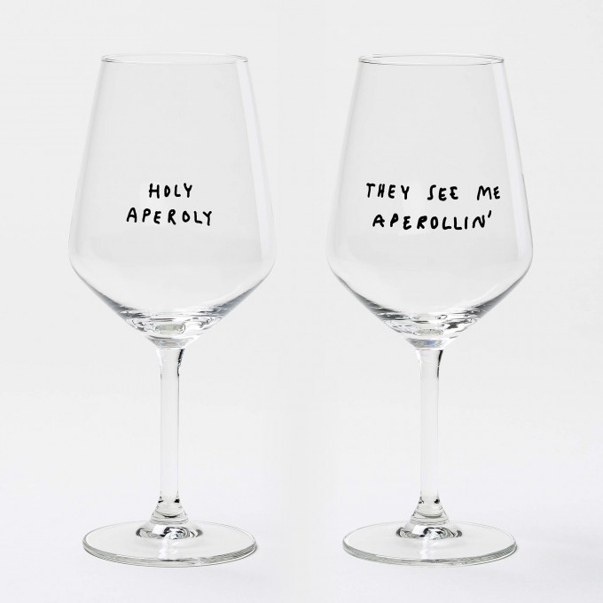 "Spritz Lovers" Weinglas-Bundle by Johanna Schwarzer × selekkt