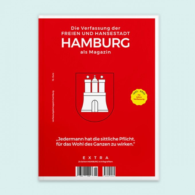Die Verfassung der FREIEN UND HANSESTADT HAMBURG als Magazin