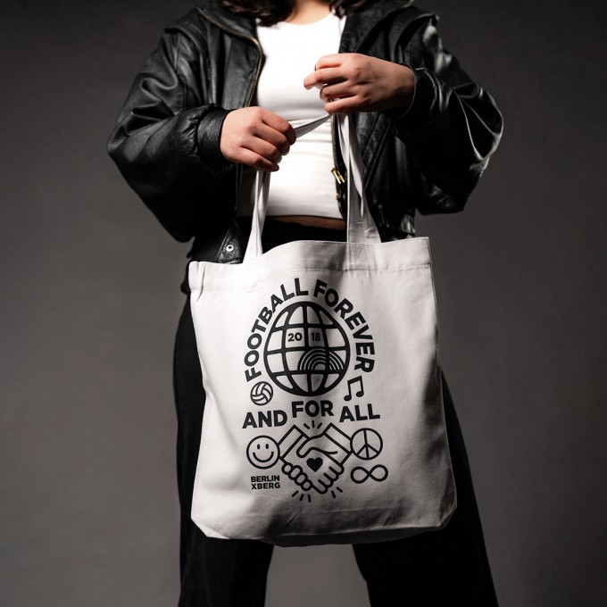 Tote Bag FOREVER für Fußballfans von HANDS OF GOD