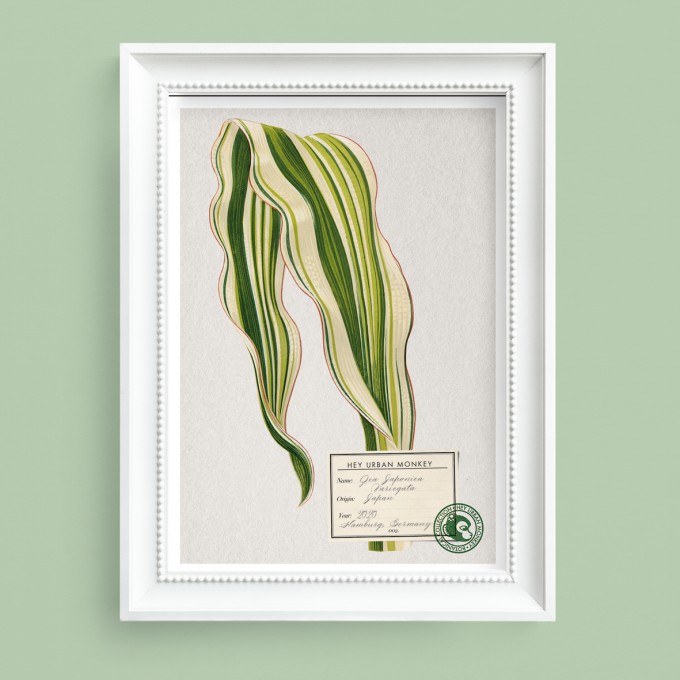 Hey Urban Monkey - A4 Poster - „Zea Japonica“