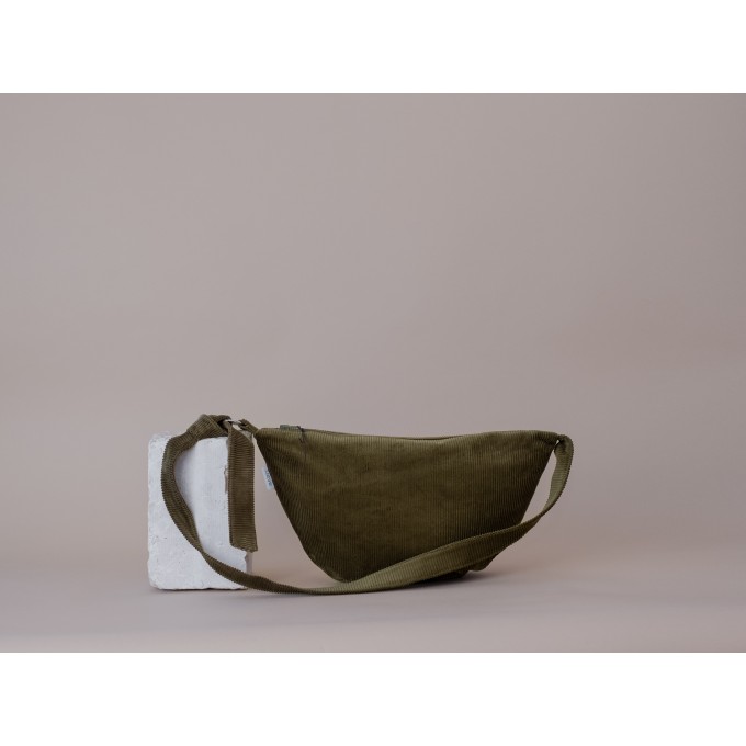 ZACAMO - Halbmondtasche • Cord • khaki