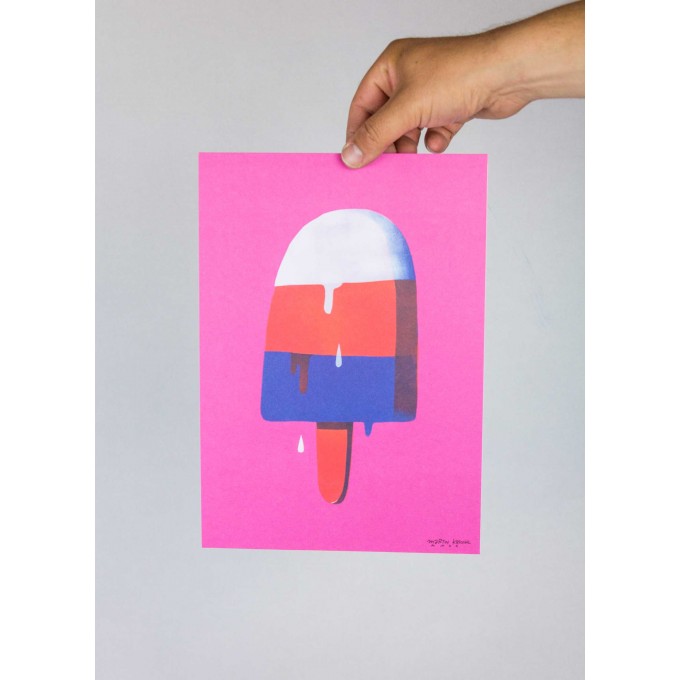 Martin Krusche - Poster »Ice« DINA4