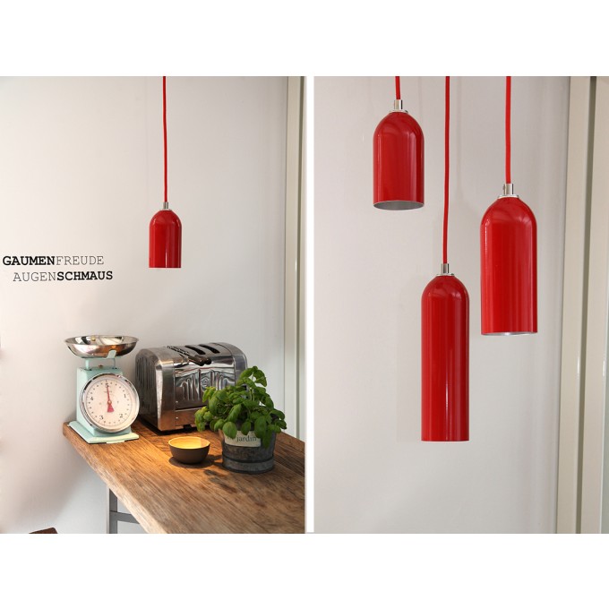 Lena Peter Leuchte FIRELIGHT rot 