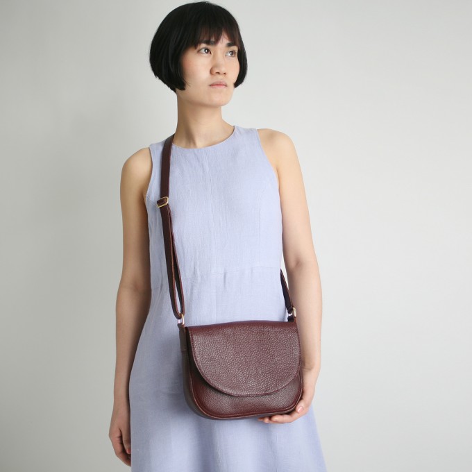 alexbender – Satteltasche Echt-Leder Bordeaux