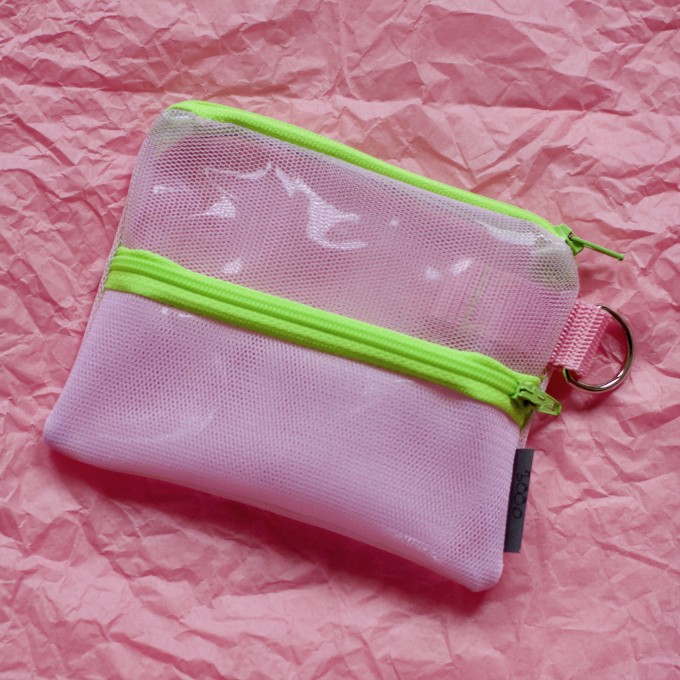 Midi Jay – Rose & Lime – 2 Fächer Portemonnaie – Pikto3000