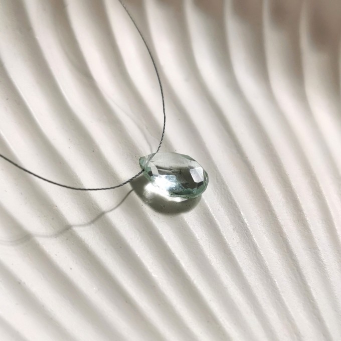 Aquamarin Fadenkette – dein Everyday-Schmuck mit Soul & Style - KIZZU Schmuck
