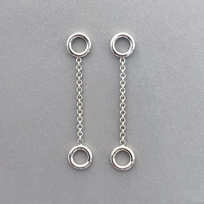 Teresa Gruber 
Ohrringe "Double Eye" 
925 Silber
