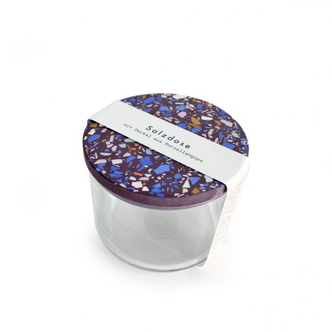 objet vague / Terrazzo Salzdose / Violett