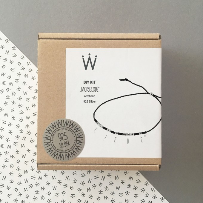 DIY KIT „MORSECODE“ Armband925er Silber – Weiskönig Jewelry