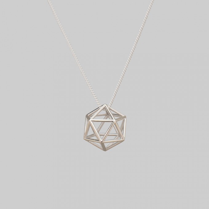 Teresa Gruber Anhänger
"platonic solids- Ikosaeder", 925 Silber