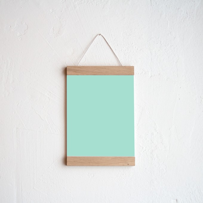Magnetische Posterleiste / Bilderleiste Eiche A5