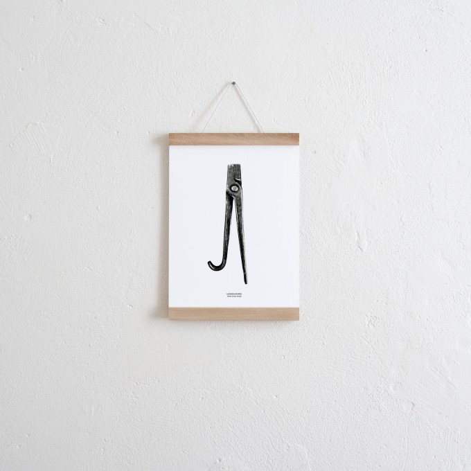Set / Handziehzange Wendeposter + Posterleiste A4