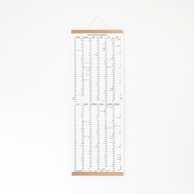 KLEINWAREN / VON LAUFENBERG Der lange Wandkalender 2026 mit Posterleiste