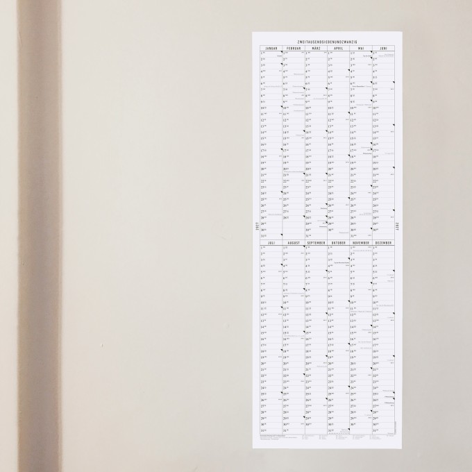 KLEINWAREN / VON LAUFENBERG Der lange Wandkalender 2027