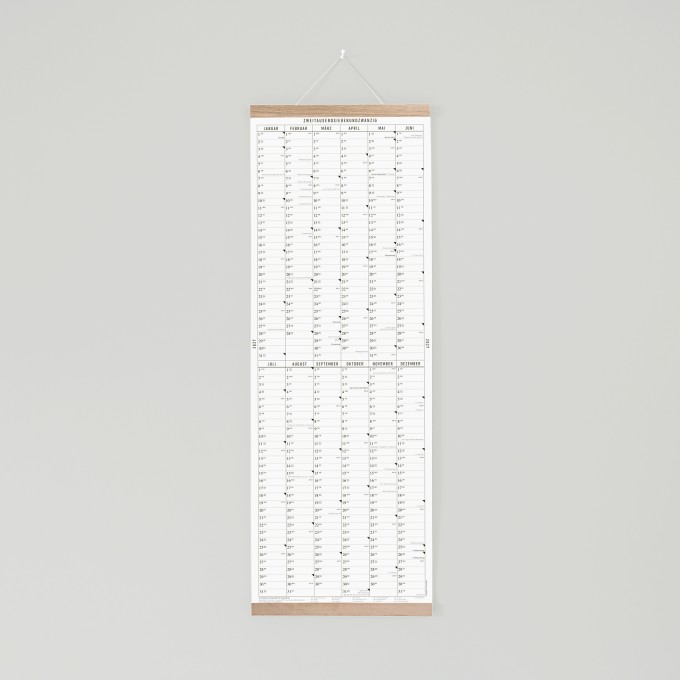 KLEINWAREN / VON LAUFENBERG Der lange Wandkalender 2027 mit Posterleiste