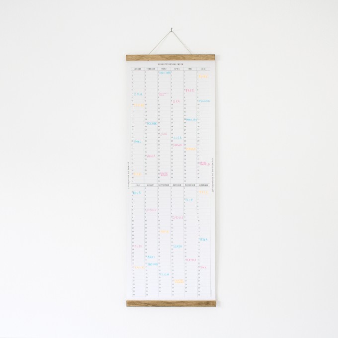 KLEINWAREN / VON LAUFENBERG Das Geburtstagskalender-Set