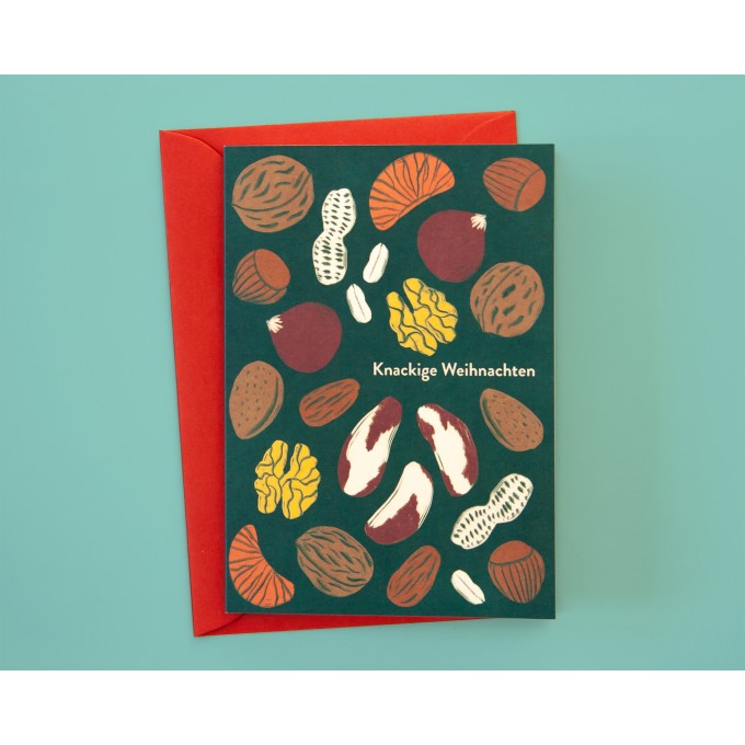 Weihnachtskarte »Knackige Weihnachten« // Papaya paper products