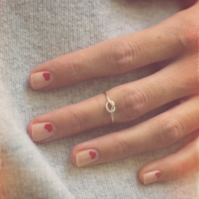 iloveblossom KNOTS OF LOVE RING // fine silver