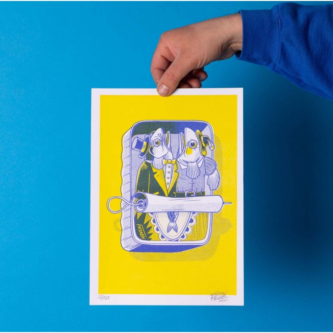 Martin Krusche - Risographie »Konserve«, 21x29,7cm