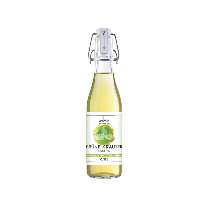 Bio Grüne-Kräuter-Sirupessenz (330ml) von 89Süd Manufaktur