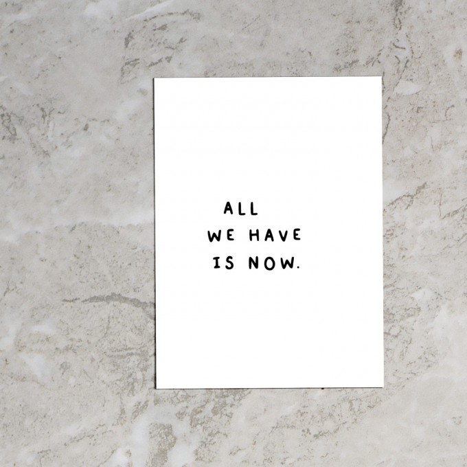 Love is the new black - Postkarte - 
All we have 
