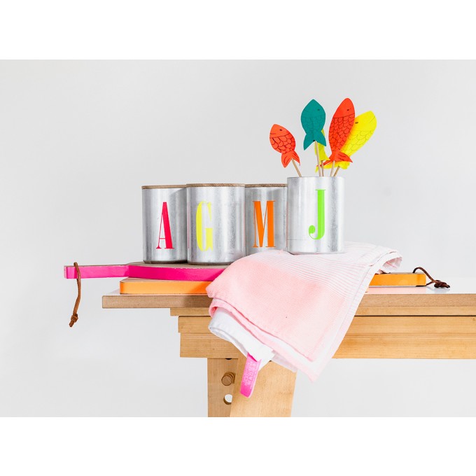 werkvoll by Lena Peter - Dose FIRE silber NEON