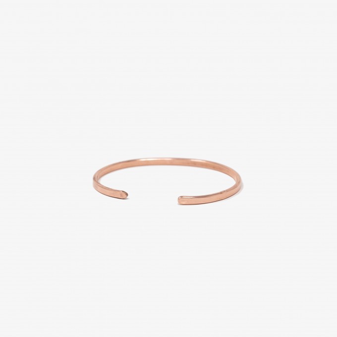 Lois Mathar – Armband massiv Kupfer, schmal, 3,5 mm