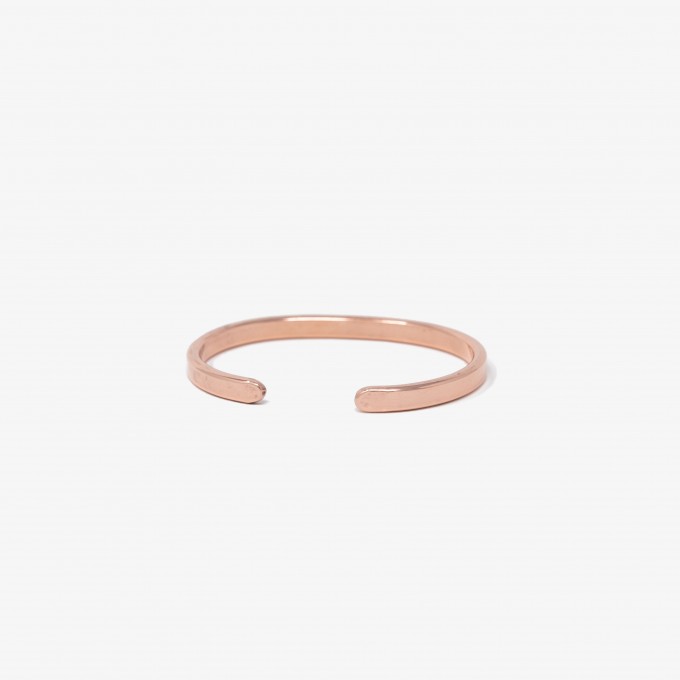 Lois Mathar, Armband Kupfer, mittel, 5 mm breit