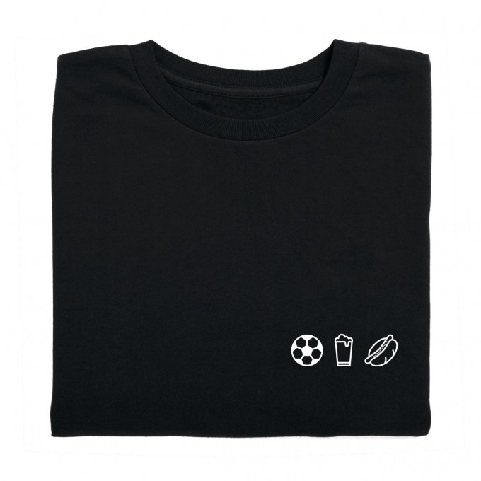 Charles / Shirt Fussball, Bier, Bratwurst / 100% Biobaumwolle / Fair Wear zertifiziert 