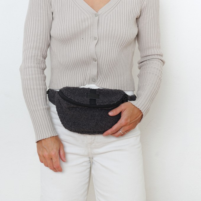 MULINU | Bauchtasche Teddy Schwarz HENNES