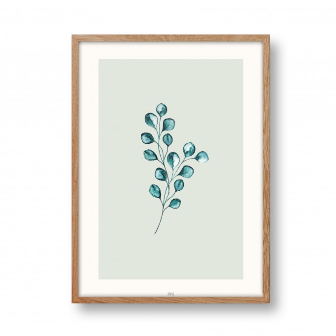 Eukalyptus Poster/ Kunstdruck, DIN A4 oder A3 - SANS.