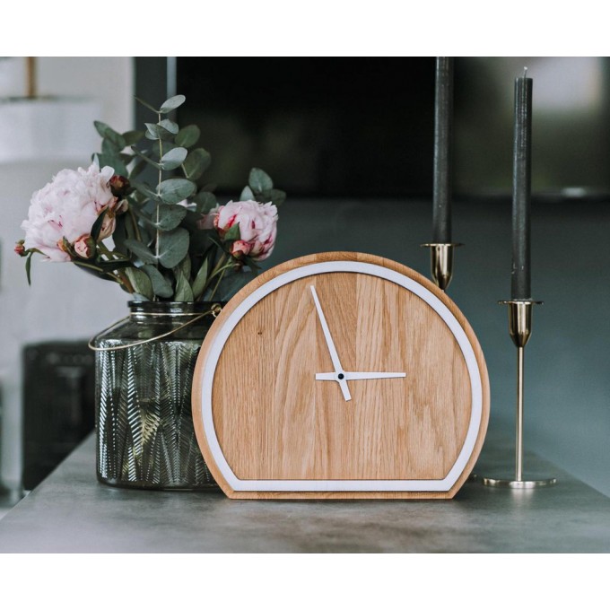 OTONO-DESIGN Standuhr Madera Eiche