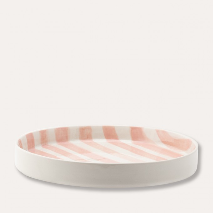 Magazin Minori - Teller Stripes - incanto rose
