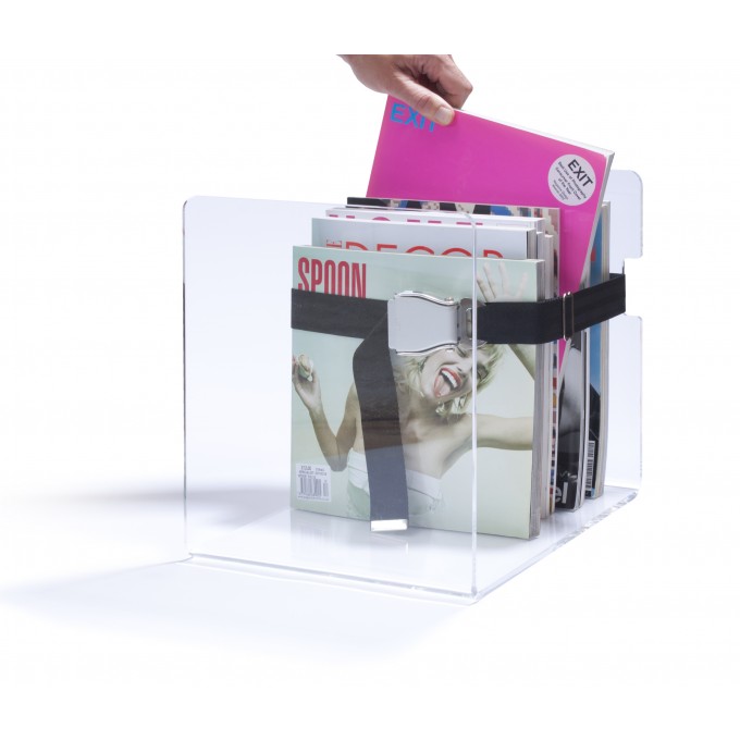 toshi Magazinständer bendix (schwarz)