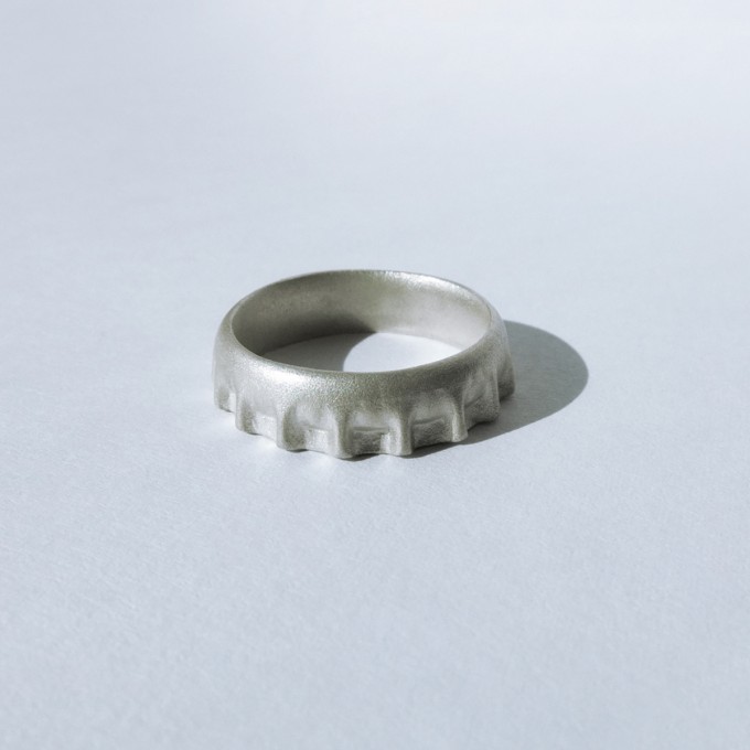 Kaja Holland ° Fingerring KRONE silber