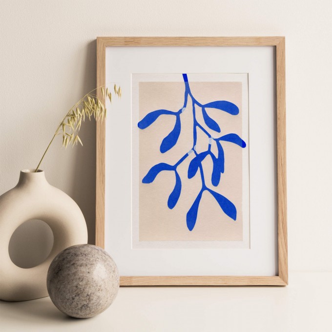 Linoldruck »Mistletoe« (15x21cm) / fidu—fine paper goods