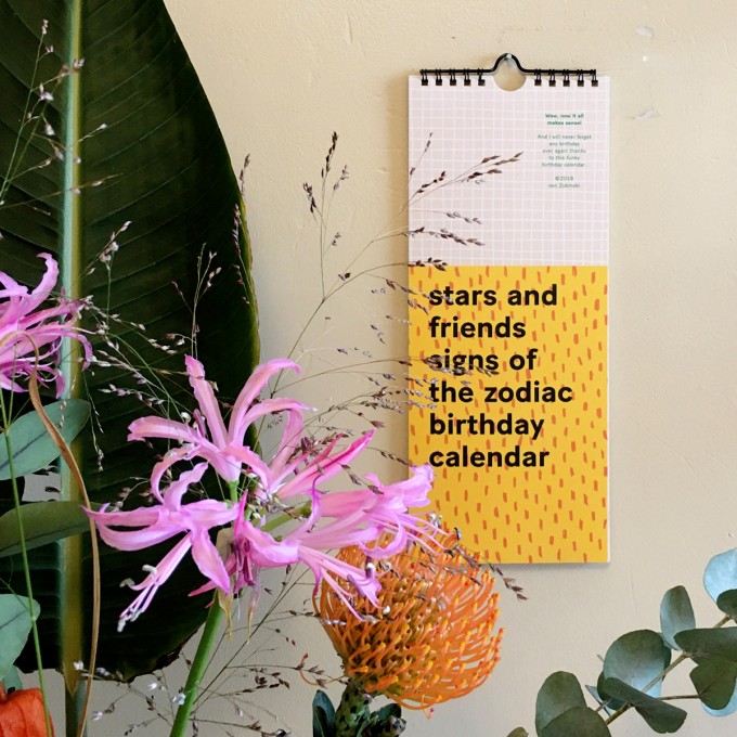Geburtstagskalender Sternzeichen / von Zubinski 